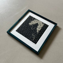 Framed Art - SASHIKODENIM® 'imperfect stitches' no.2