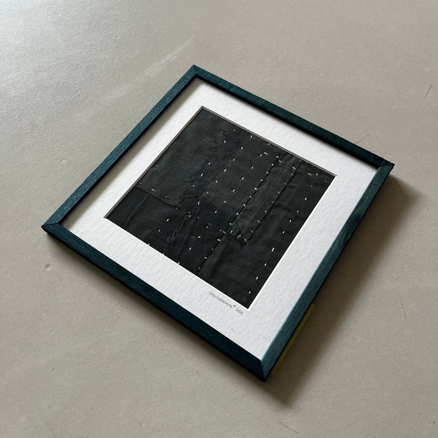 Framed Art - SASHIKODENIM® 'infinite indigo' no.2